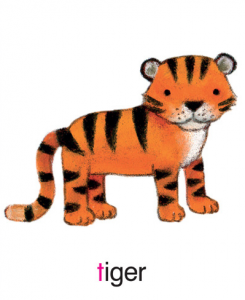 ELLA LG LB Tiger pic card