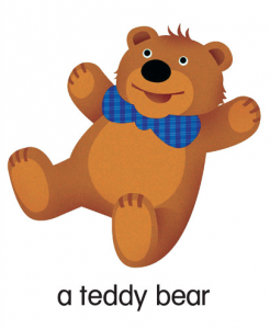 LB LG Teddy Bear pic card