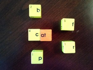 Word family blocks